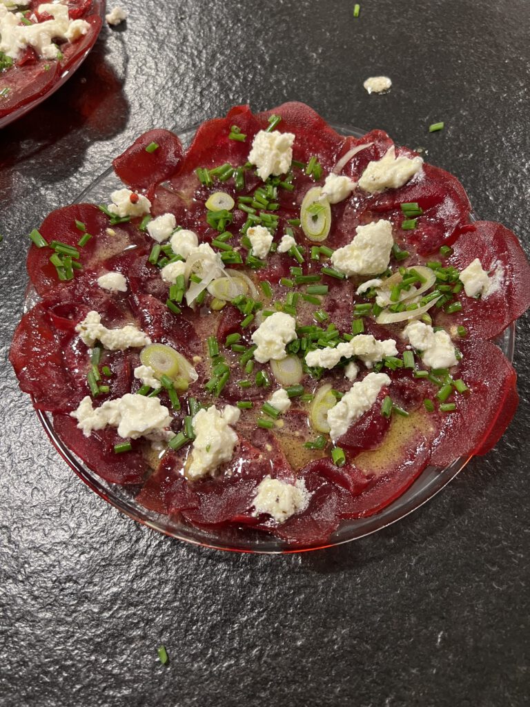 Rote Beete Carpaccio