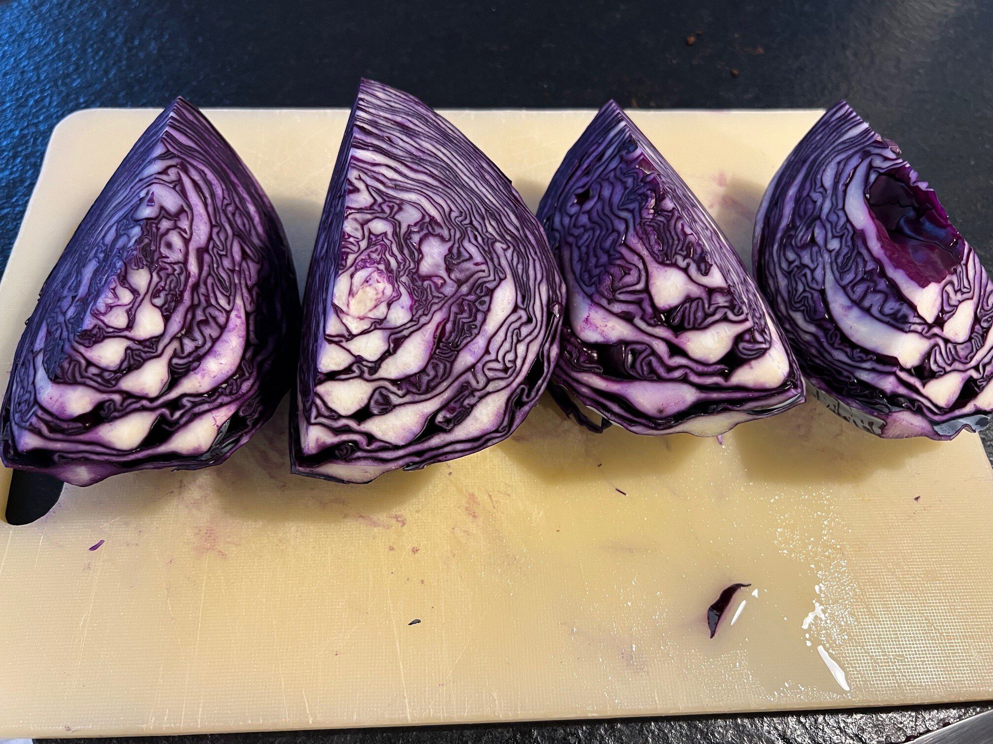 Apfelrotkohl