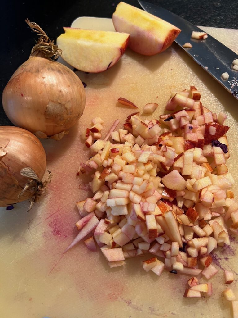 Apfelrotkohl