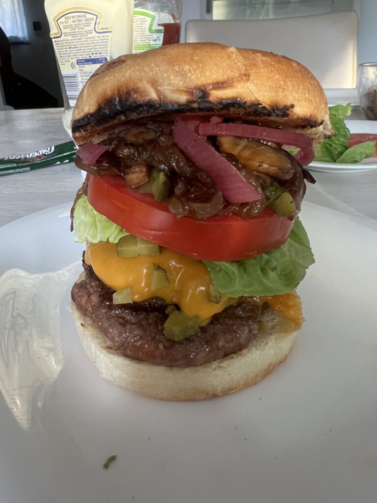 Pilz-Zwiebel Sauté (für Burger)