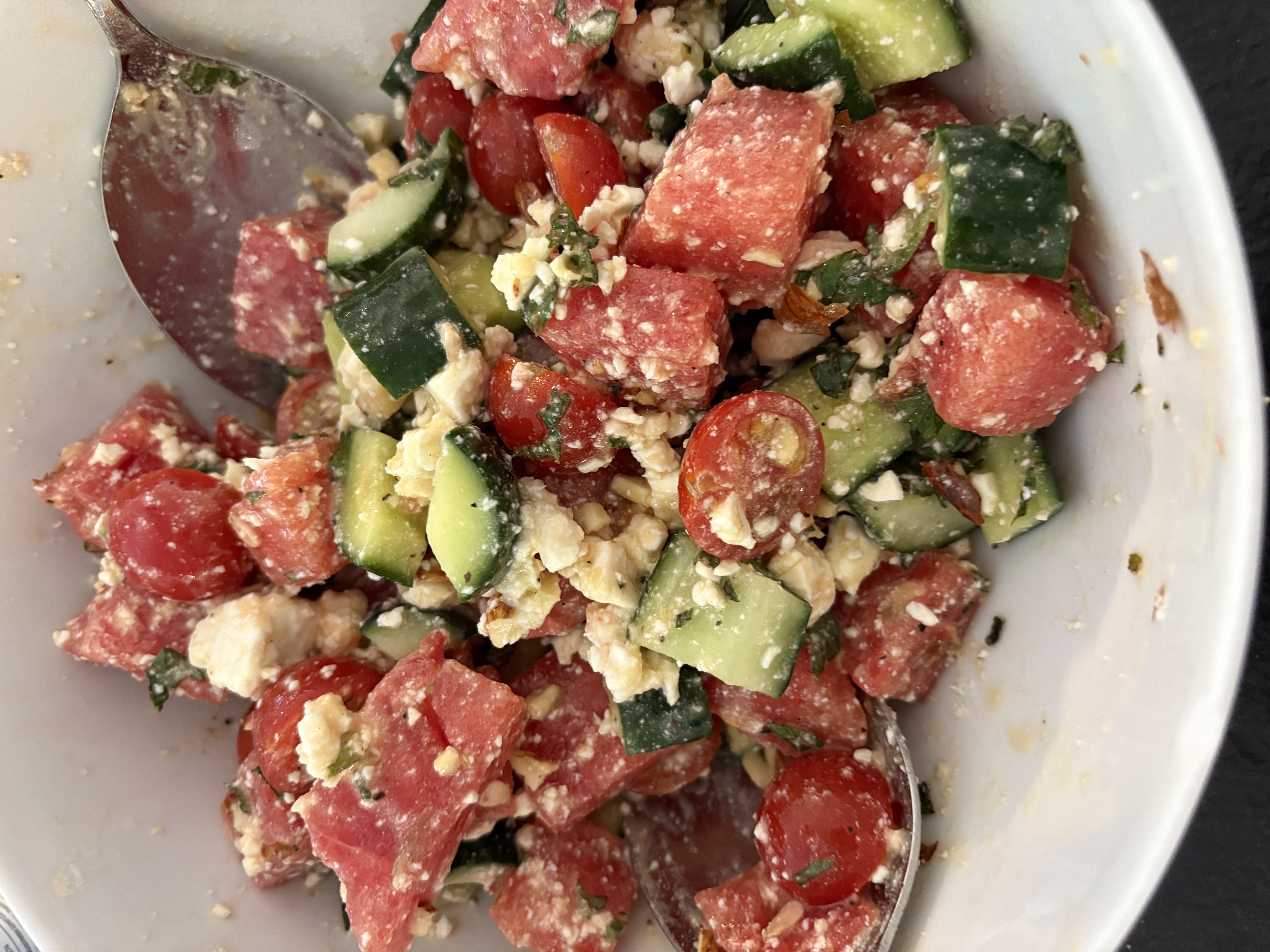 Wassermelonen Salat