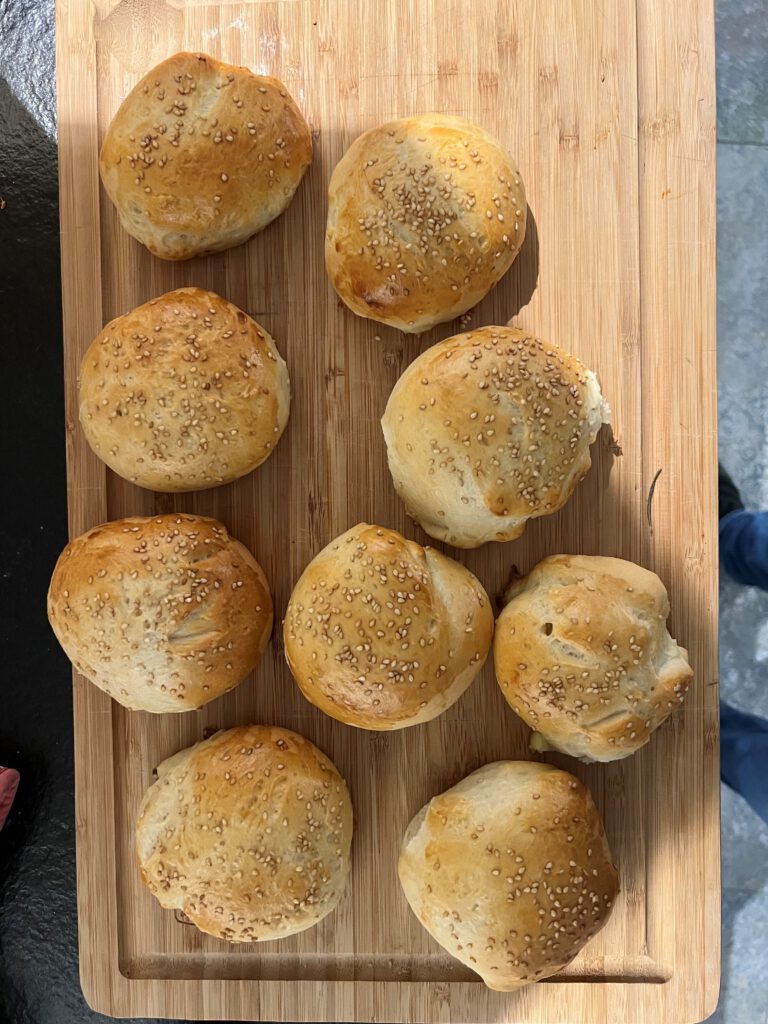 Klassische Burger-Buns