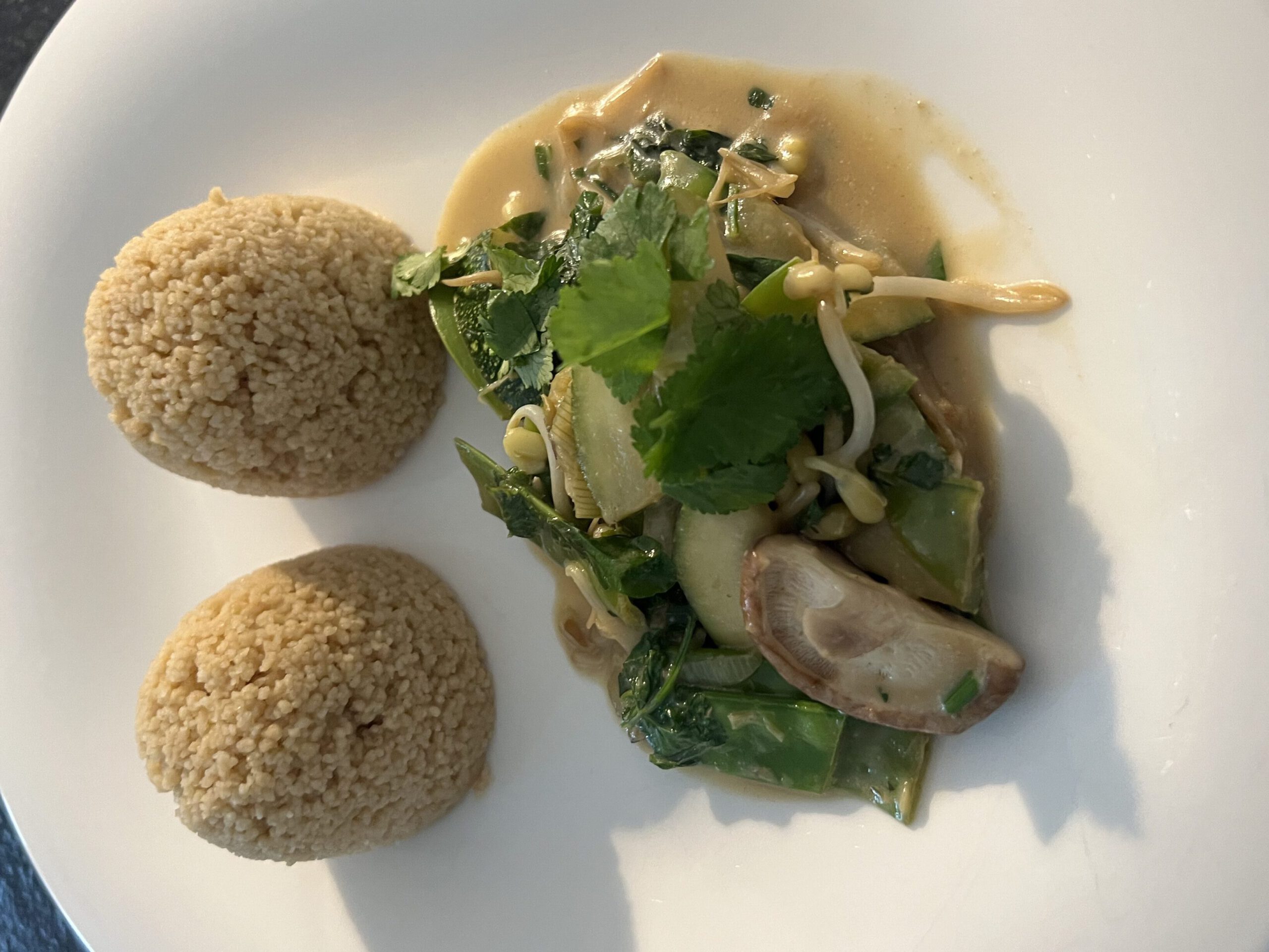 Grünes Gemüse Curry