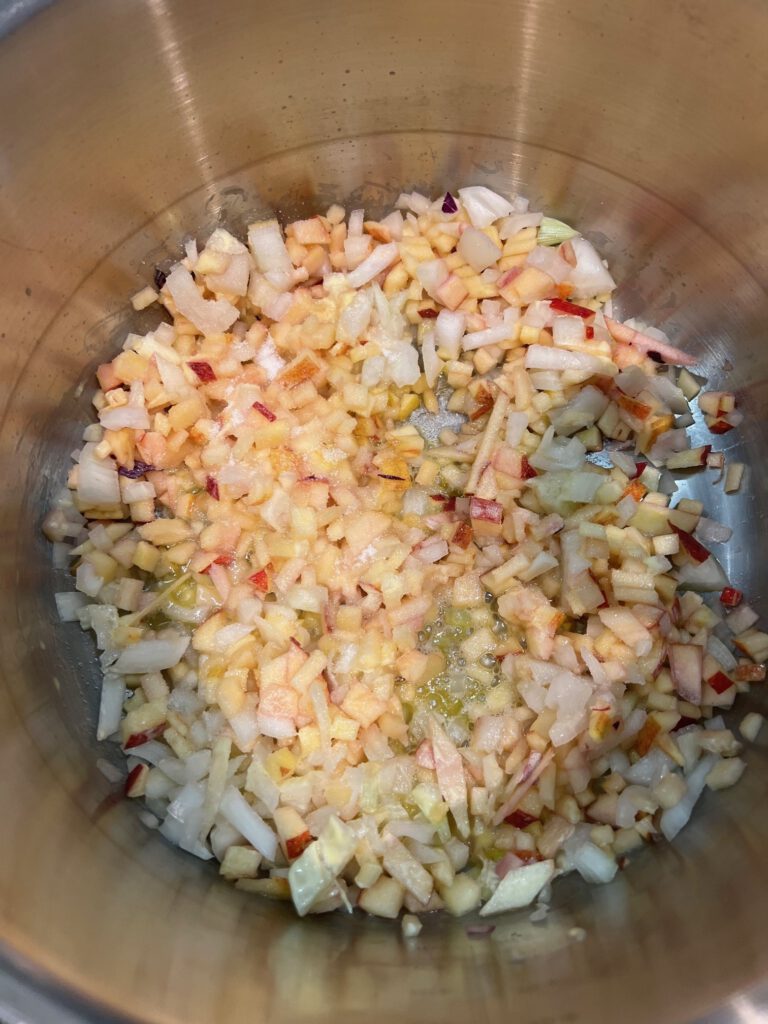 Apfelrotkohl