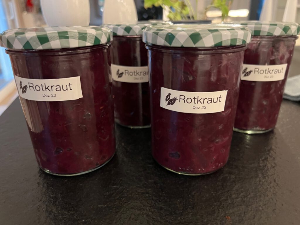 Apfelrotkohl