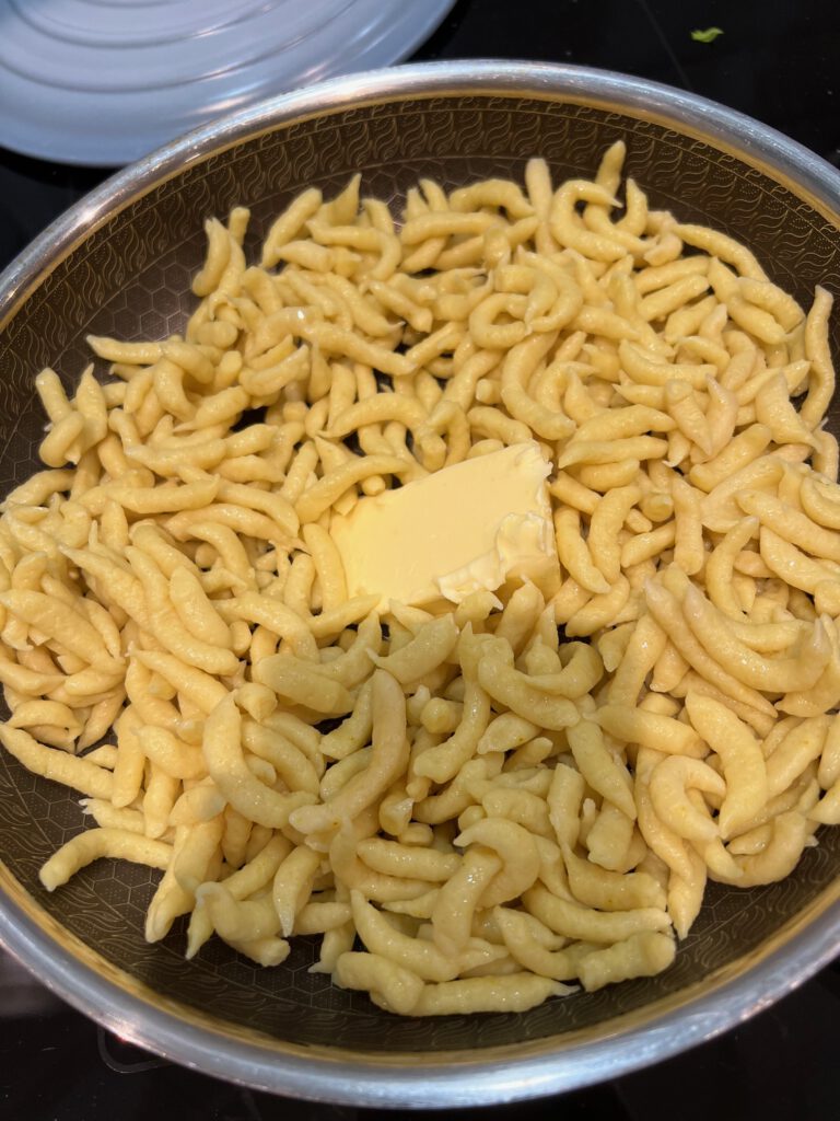 Linsen mit Spätzle
