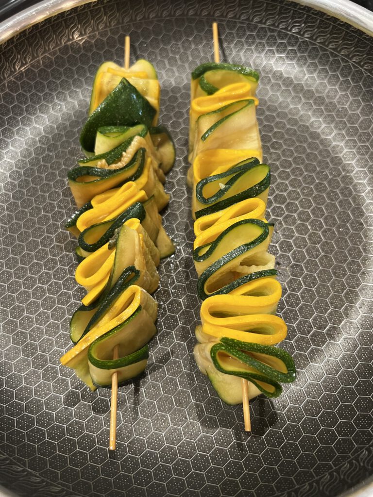 Zucchinispieß
