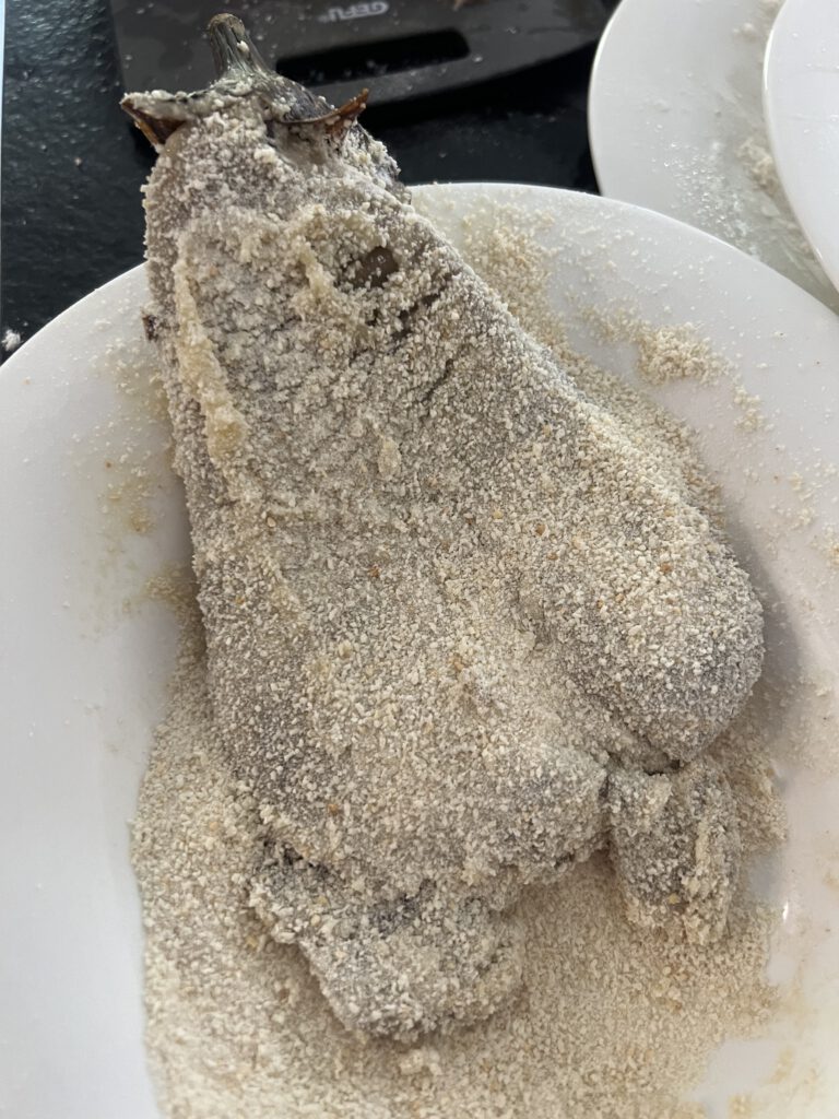 Auberginenschnitzel