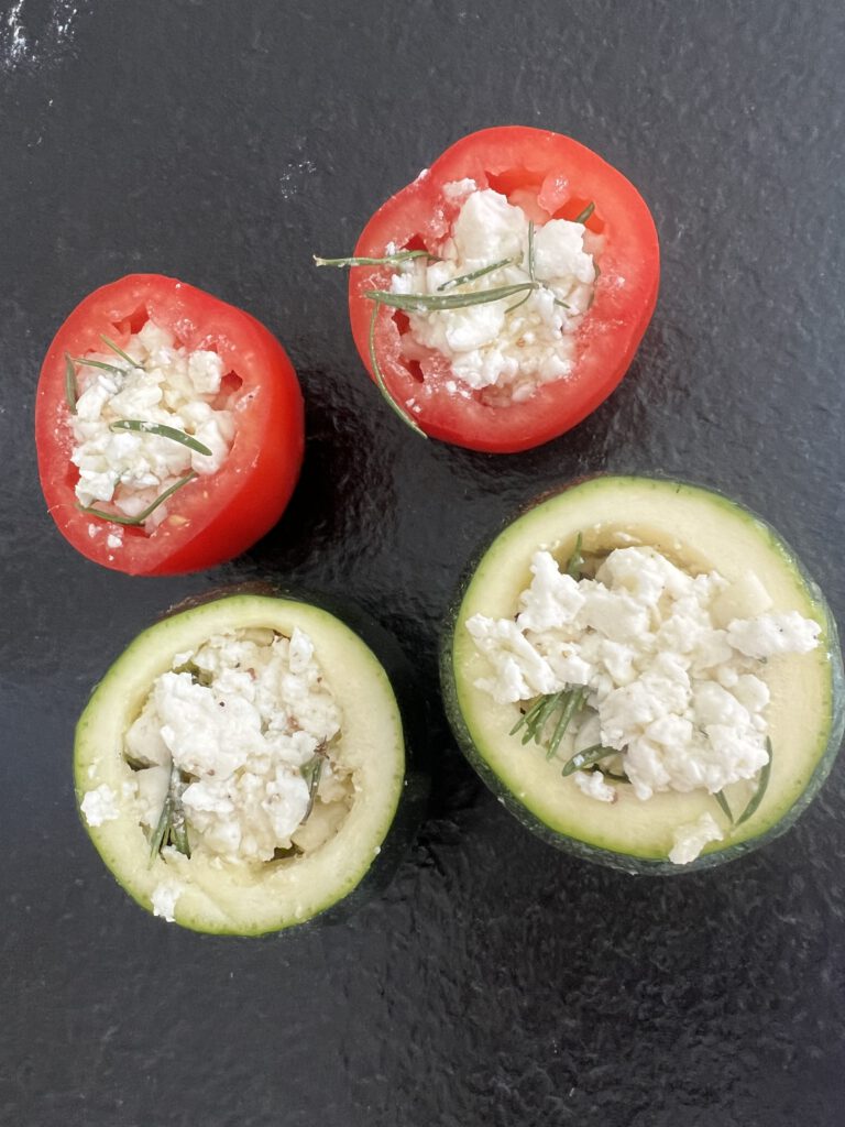 Grillgemüse mit Feta