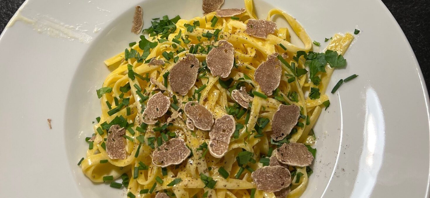 Pasta Alfredo mit Trüffel