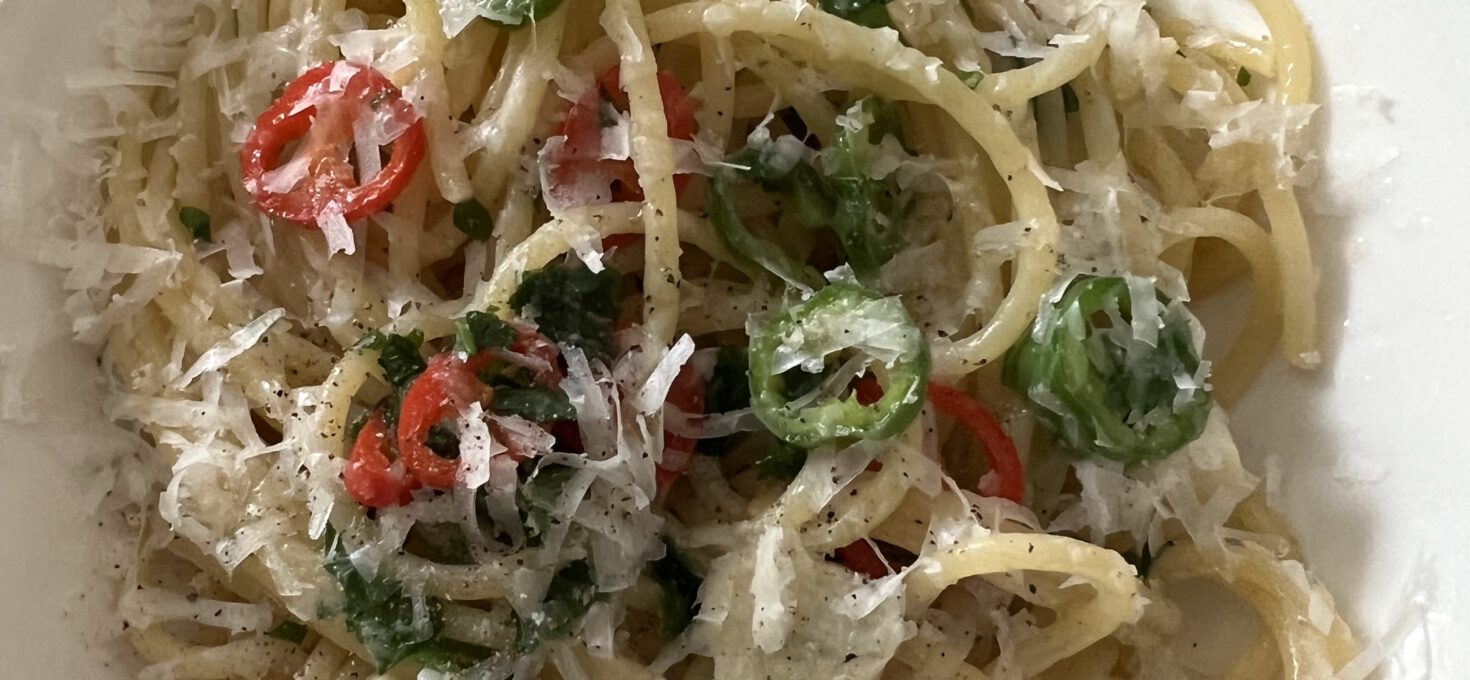 Spaghetti aglio, olio e peperoncini