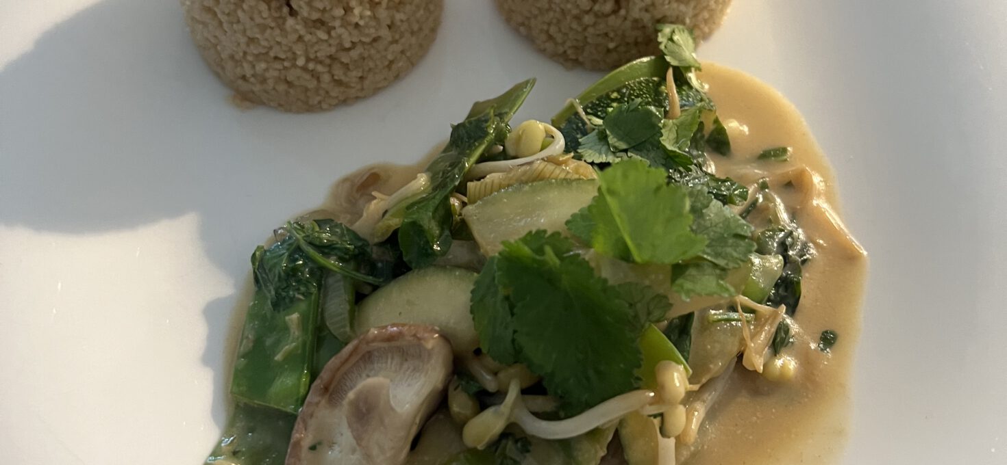 Grünes Gemüse Curry