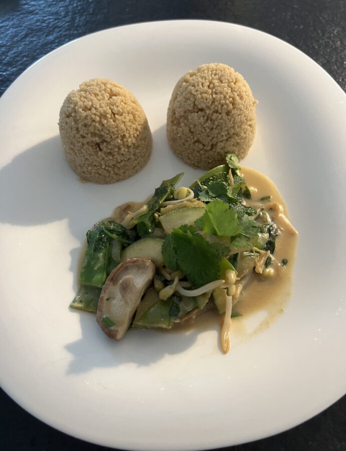 Grünes Gemüse Curry
