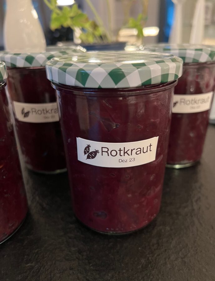 Apfelrotkohl