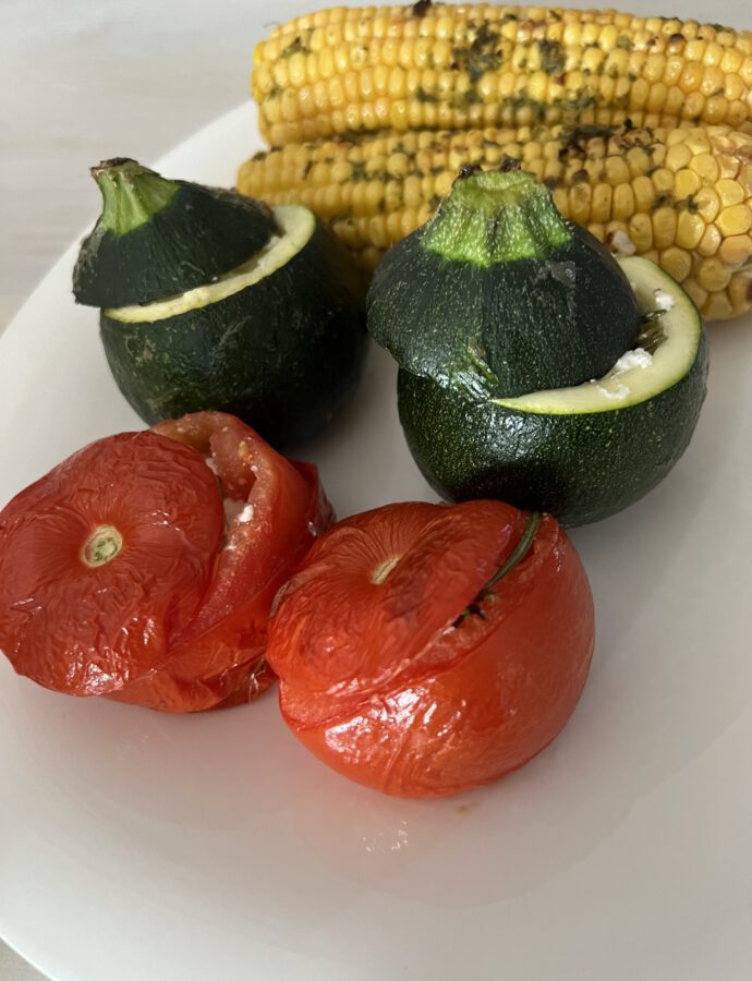 Grillgemüse mit Feta