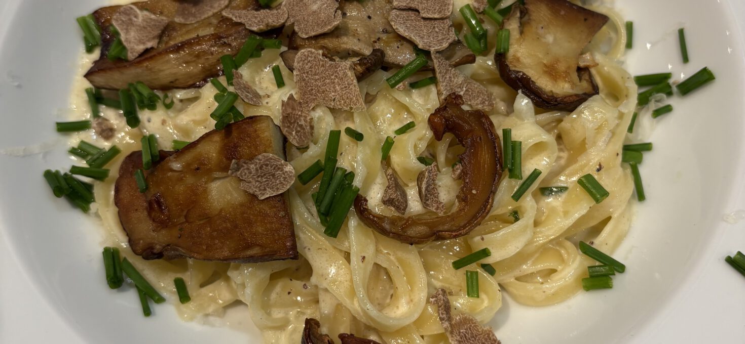 Pasta mit Steinpilzen