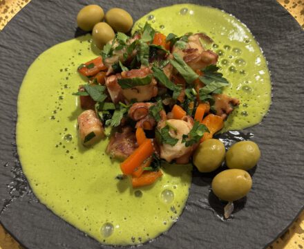 Pulpogröstel mit Liebstöckel