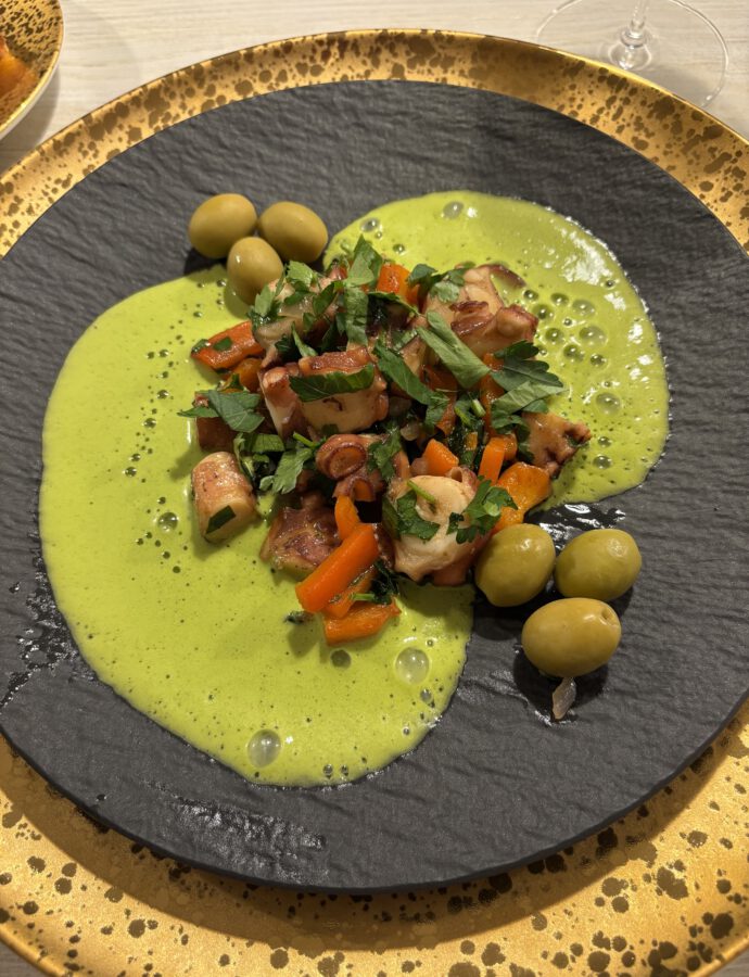 Pulpogröstel mit Liebstöckel